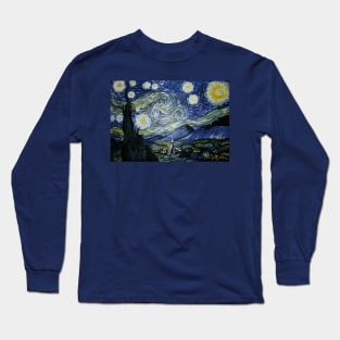 Reproduction of Starry Night Long Sleeve T-Shirt